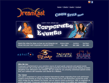 Tablet Screenshot of dreamcastent.com